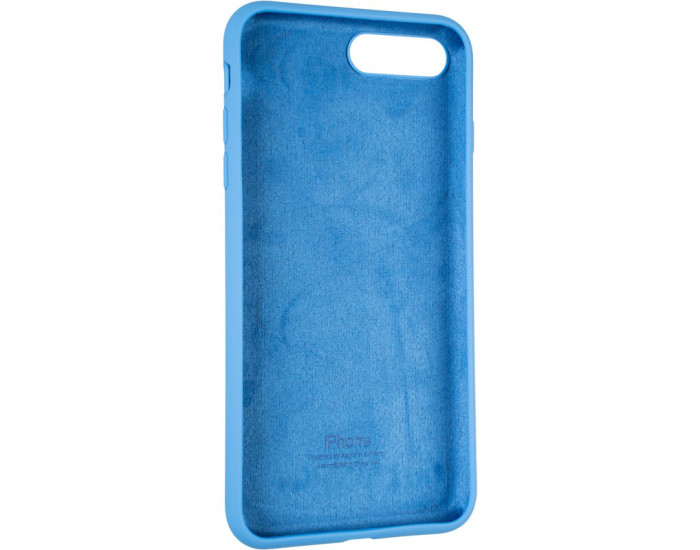 Чехол-силикон оригинал Full Cover Soft Matte iPhone 7 Plus /8 Plus, Marine blue