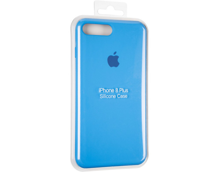 Чехол-силикон оригинал Full Cover Soft Matte iPhone 7 Plus /8 Plus, Marine blue
