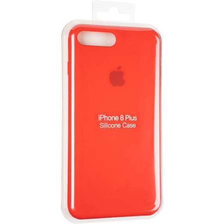 Чехол-силикон оригинал Full Cover Soft Matte iPhone 7 Plus / 8 Plus Red