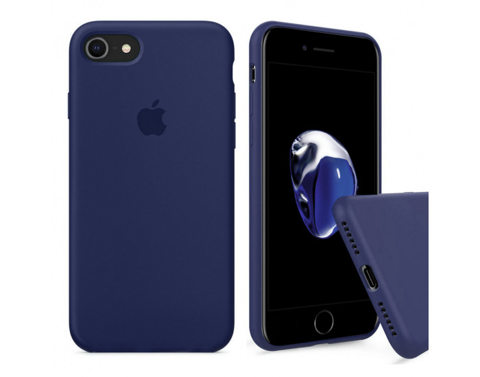 Чехол-силикон оригинал Soft Matte iPhone 7 /8 /SE2, Blue