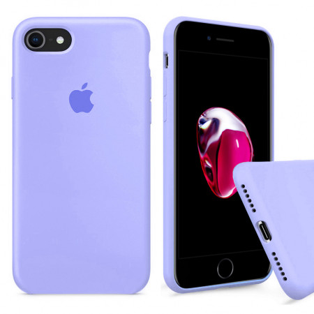Чехол-силикон оригинал Soft Matte iPhone SE2 Lavander