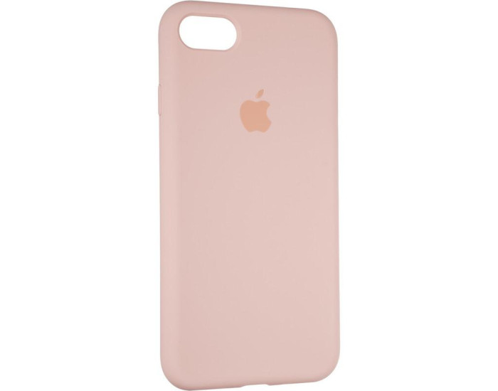 Чехол-силикон оригинал Full Cover Soft Matte iPhone 7 /8 /SE2, Pink sand