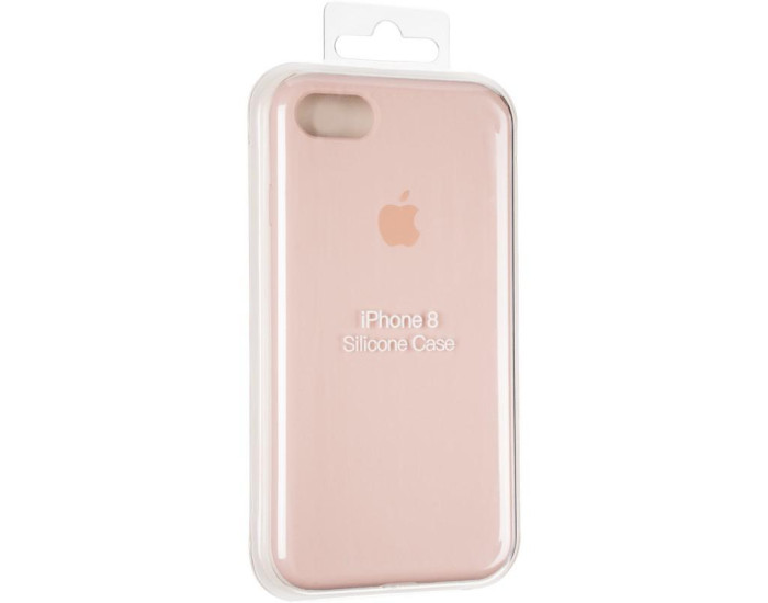 Чехол-силикон оригинал Full Cover Soft Matte iPhone 7 /8 /SE2, Pink sand