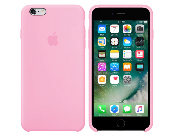 Чехол-силикон оригинал Soft Matte iPhone 5 /5S, Light pink