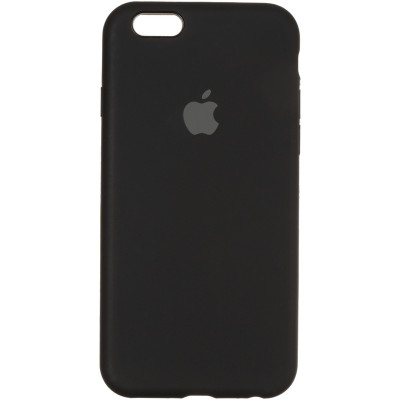 Чехол-силикон оригинал Soft Matte iPhone 6 / 6S Black