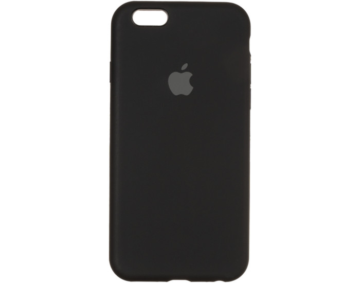 Чехол-силикон оригинал Soft Matte iPhone 6 / 6S Black