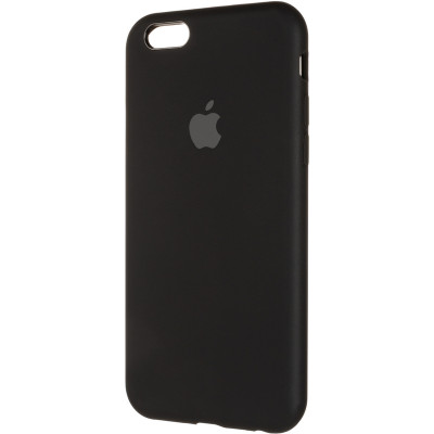Чехол-силикон оригинал Soft Matte iPhone 6 / 6S Black