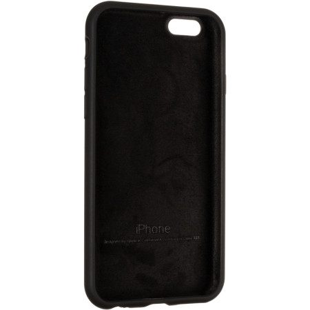Чехол-силикон оригинал Soft Matte iPhone 6 / 6S Black
