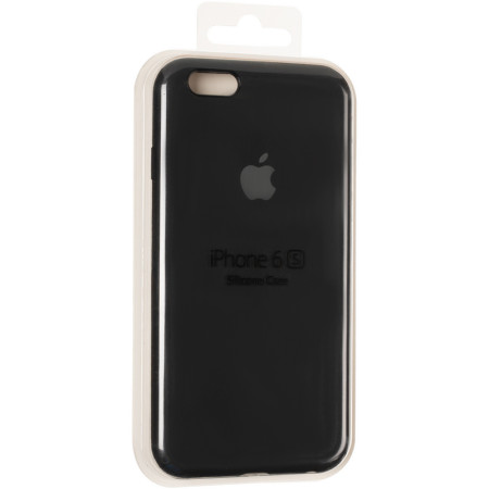 Чехол-силикон оригинал Soft Matte iPhone 6 / 6S Black