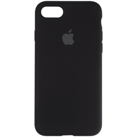 Чехол-силикон оригинал Full Cover Soft Matte iPhone 7/ 8/ SE2 Black