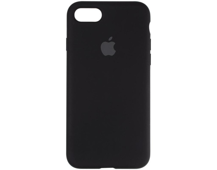 Чохол-силікон оригінал Full Cover Soft Matte iPhone 7/ 8/ SE2 Black