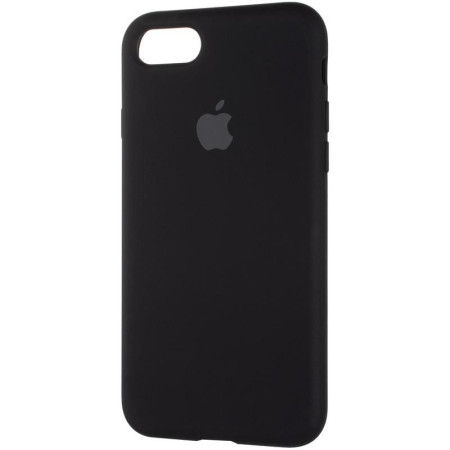 Чехол-силикон оригинал Full Cover Soft Matte iPhone 7/ 8/ SE2 Black