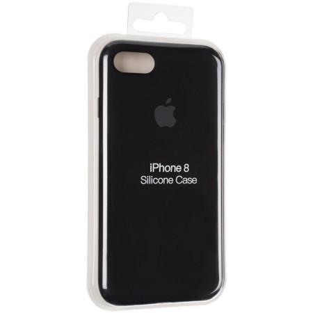 Чехол-силикон оригинал Full Cover Soft Matte iPhone 7/ 8/ SE2 Black