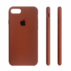 Чехол-силикон оригинал Soft Matte iPhone 7 / 8 Brown (Класс B)