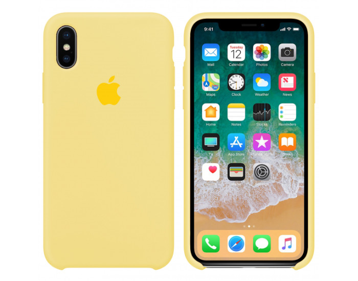 Чехол-силикон оригинал Soft Matte iPhone 7 /8 /SE2, Mellow yellow