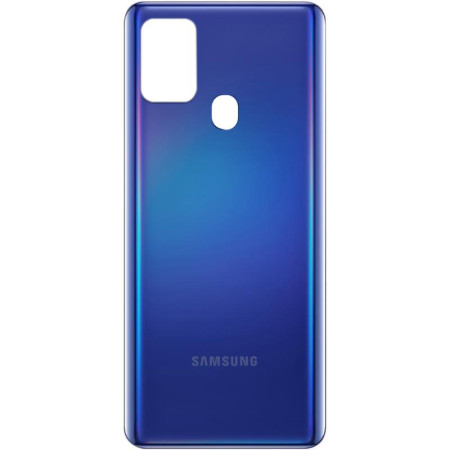 Задняя панель корпуса для Samsung A217 Galaxy A21s, синяя (Класс C)
