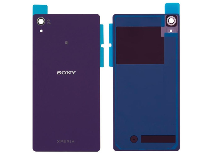 Задняя панель корпуса для Sony D6502 Xperia Z2, D6503 Xperia Z2, фиолетовая