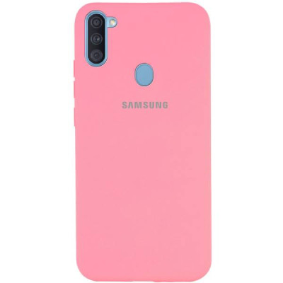 Чохол-силікон оригінал Full Soft Matte Samsung A115 A11 / M115 M11 Pink