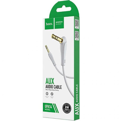 Кабель AUX 3,5"-3.5" Hoco (UPA-14) 2m (Серый / Grey)