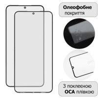 Стекло фронтальное с OCA-пленкой для Samsung S906 S22 Plus, черное