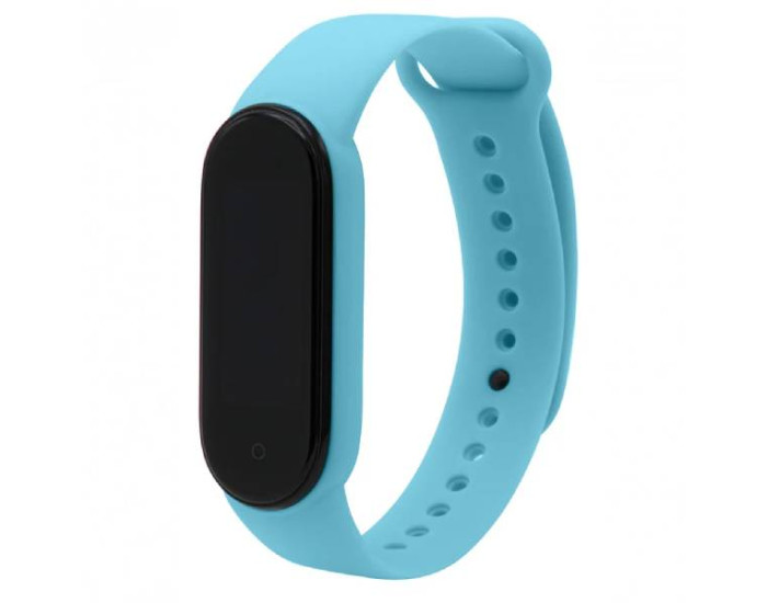Ремешок для Xiaomi Mi Band 5/6/7 Silicone Sky Blue