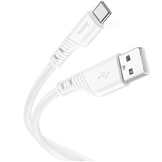 Кабель USB Hoco X97 Crystal color Silicone USB to Type C (1m) Light Gray