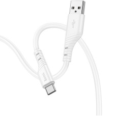 Кабель USB Hoco X97 Crystal color Silicone USB to Type C (1m) Light Gray