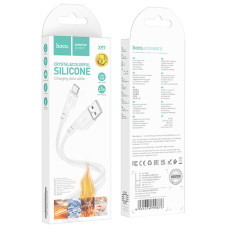 Кабель Hoco X97 Crystal color Silicone Type C Light Gray