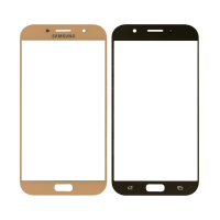 Скло фронтальне Samsung A720F A7 2017, Рожеве