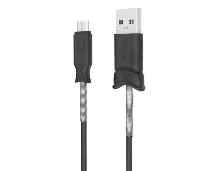 Кабель USB Hoco X24 Pisces USB to Micro (2.4А/1m) Black