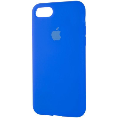 Чехол-силикон оригинал Full Cover Soft Matte iPhone 7 / 8 Sapphire Blue