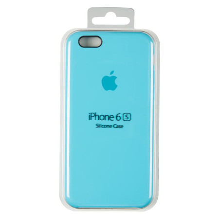 Чехол-силикон оригинал Soft Matte iPhone 6 Plus Light Blue (Класс C)