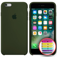 Чехол-силикон оригинал Full Cover Soft Matte iPhone 6 / 6S Virid