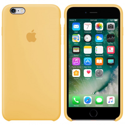 Чехол-силикон оригинал Soft Matte iPhone 5 / 5S Yellow