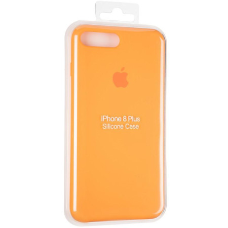 Чехол-силикон оригинал Full Cover Soft Matte iPhone 7 Plus / 8 Plus Papaya