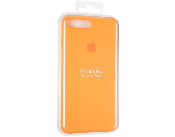 Чехол-силикон оригинал Full Cover Soft Matte iPhone 7 Plus /8 Plus, Papaya