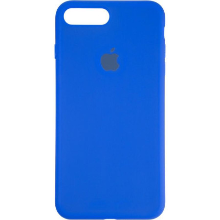 Чехол-силикон оригинал Full Cover Soft Matte iPhone 7 Plus / 8 Plus Sapphire Blue