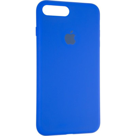 Чехол-силикон оригинал Full Cover Soft Matte iPhone 7 Plus / 8 Plus Sapphire Blue