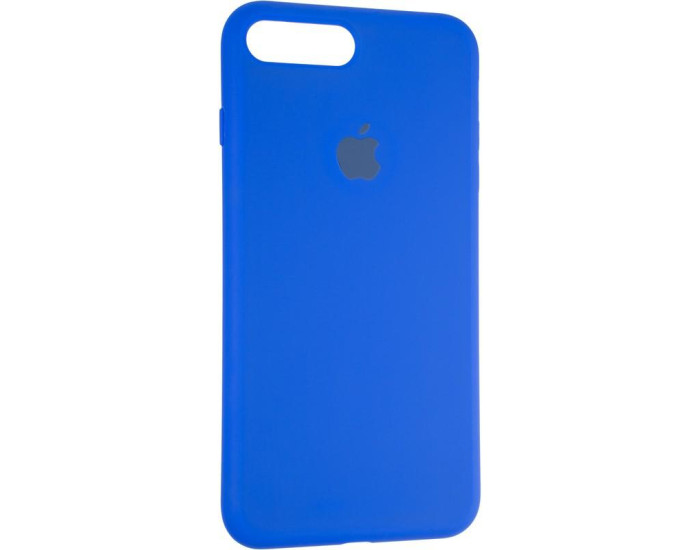 Чехол-силикон оригинал Full Cover Soft Matte iPhone 7 Plus /8 Plus, Sapphire blue