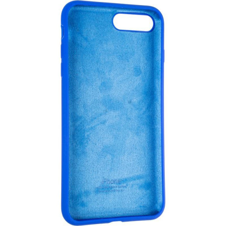 Чехол-силикон оригинал Full Cover Soft Matte iPhone 7 Plus / 8 Plus Sapphire Blue