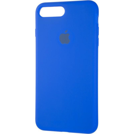Чехол-силикон оригинал Full Cover Soft Matte iPhone 7 Plus / 8 Plus Sapphire Blue