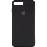 Чехол-силикон оригинал Full Cover Soft Matte iPhone 7 Plus / 8 Plus Black
