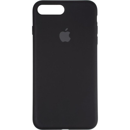 Чехол-силикон оригинал Full Cover Soft Matte iPhone 7 Plus / 8 Plus Black