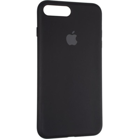 Чехол-силикон оригинал Full Cover Soft Matte iPhone 7 Plus / 8 Plus Black