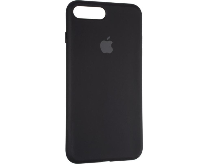 Чехол-силикон оригинал Full Cover Soft Matte iPhone 7 Plus / 8 Plus Black