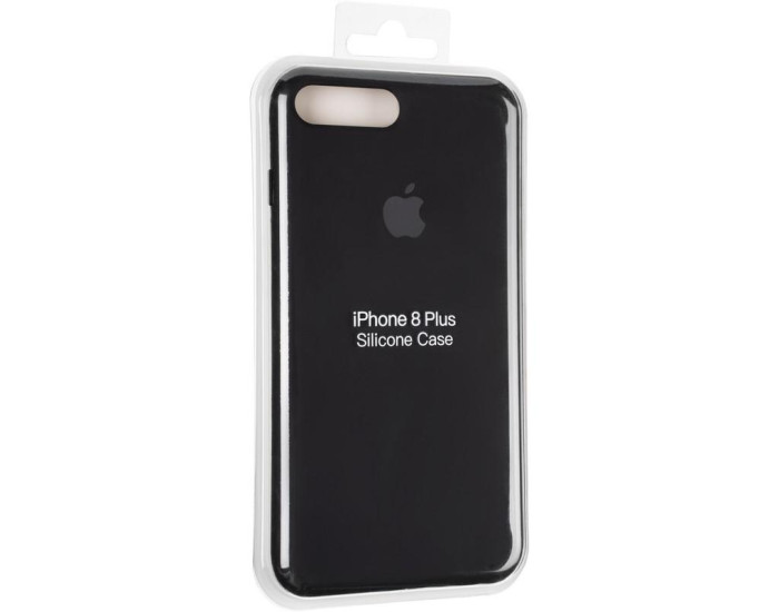 Чехол-силикон оригинал Full Cover Soft Matte iPhone 7 Plus / 8 Plus Black