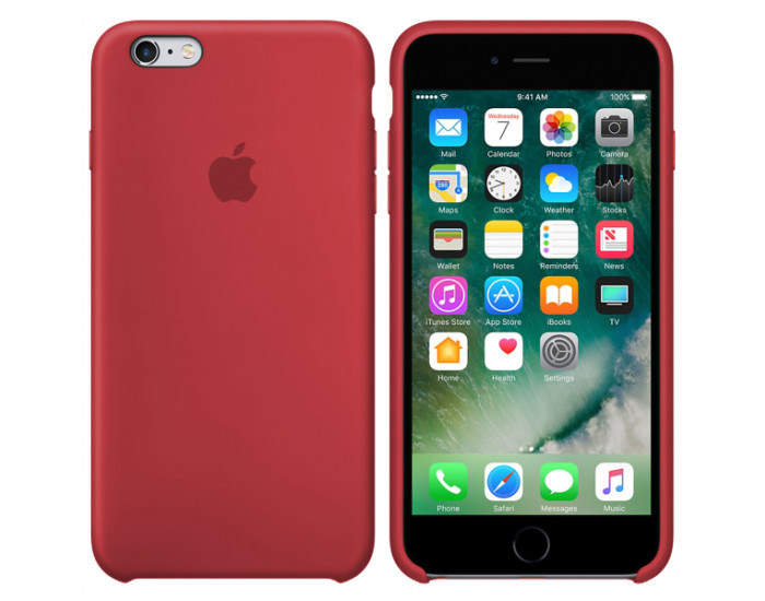 Чехол-силикон оригинал Soft Matte iPhone 6 Plus, Rose red