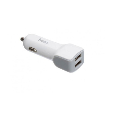 Автомобильное зарядное устройство Hoco Z23 (2USB/2.4A) White