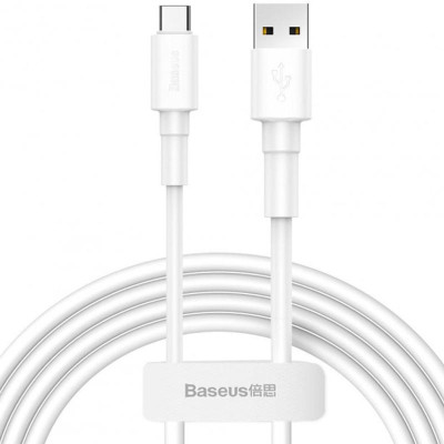 Кабель USB Baseus Mini Type-C 3A (CATSW-02) (1m) (Белый / White)