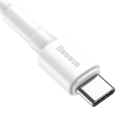 Кабель USB Baseus Mini Type-C 3A (CATSW-02) (1m) (Белый / White)